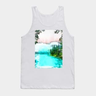 Foggy Mount Currie In Canada. For Foggy Forests & Mountain Lovers. Foggy mountain collection Tank Top